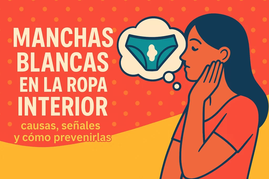 Manchas blancas en la ropa interior: causas y cómo prevenirlas